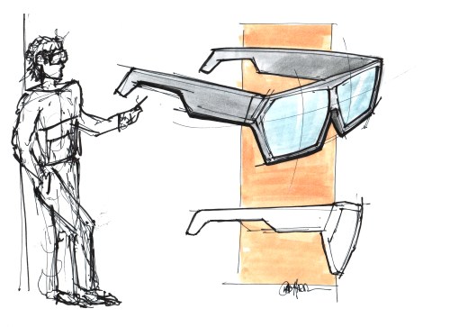 sunglasses and smoker!